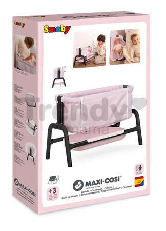 Postieľka s úložným priestorom Co Sleeping Bed Sandy Maxi Cosi&Quinny Smoby pre 38 cm bábiku 4 výškové úrovne