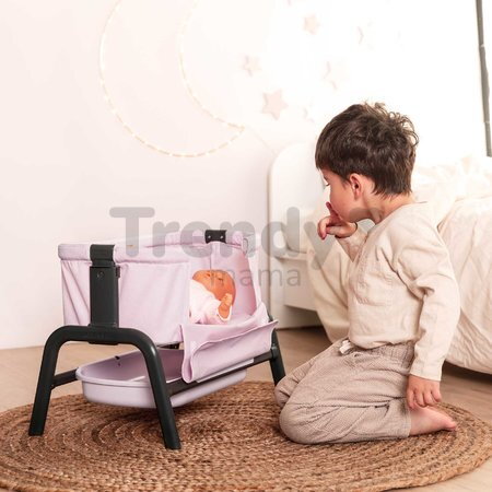 Postieľka s úložným priestorom Co Sleeping Bed Sandy Maxi Cosi&Quinny Smoby pre 38 cm bábiku 4 výškové úrovne