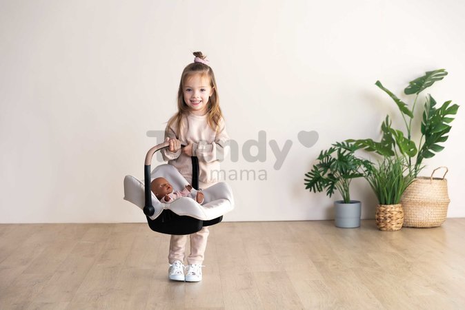 Autosedačka s bezpečnostným pásom Seat Sandy Maxi Cosi&Quinny Smoby pre 42 cm bábiku s úložným priestorom a nastaviteľnou rúčkou