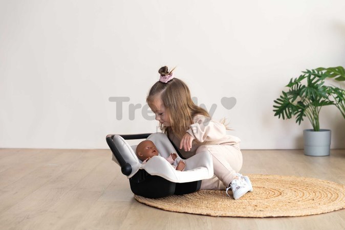 Autosedačka s bezpečnostným pásom Seat Sandy Maxi Cosi&Quinny Smoby pre 42 cm bábiku s úložným priestorom a nastaviteľnou rúčkou