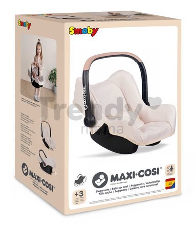 Autosedačka s bezpečnostným pásom Seat Sandy Maxi Cosi&Quinny Smoby pre 42 cm bábiku s úložným priestorom a nastaviteľnou rúčkou