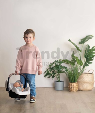 Autosedačka s bezpečnostným pásom Seat Sandy Maxi Cosi&Quinny Smoby pre 42 cm bábiku s úložným priestorom a nastaviteľnou rúčkou
