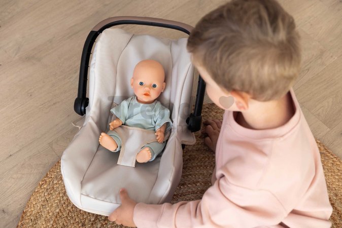 Autosedačka s bezpečnostným pásom Seat Sandy Maxi Cosi&Quinny Smoby pre 42 cm bábiku s úložným priestorom a nastaviteľnou rúčkou
