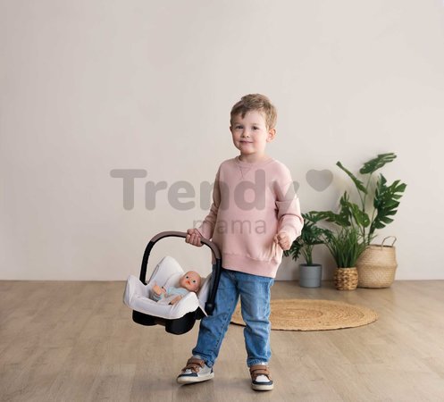 Autosedačka s bezpečnostným pásom Seat Sandy Maxi Cosi&Quinny Smoby pre 42 cm bábiku s úložným priestorom a nastaviteľnou rúčkou