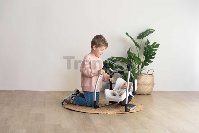 Jedálenská stolička s hojdačkou a autosedačkou Highchair Sandy Maxi Cosi&Quinny Smoby trojkombinácia s bezpečnostným pásom pre 42 cm bábiku