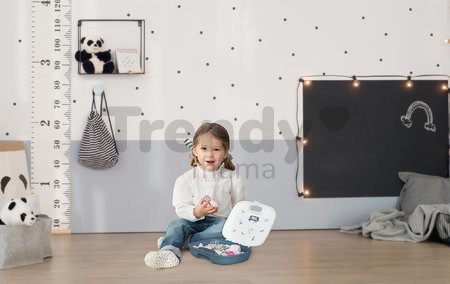 Zdravotnícky kufrík pre sestričku Baby Care Smoby s 19 doplnkami a nálepkami