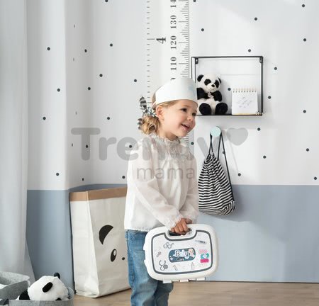 Zdravotnícky kufrík pre sestričku Baby Care Smoby s 19 doplnkami a nálepkami