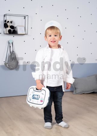 Zdravotnícky kufrík pre sestričku Baby Care Smoby s 19 doplnkami a nálepkami