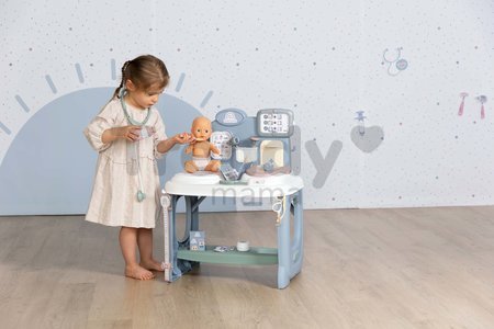 Opatrovateľské centrum Baby Care Center Smoby elektronické s 24 doplnkami so zvukom a svetlom