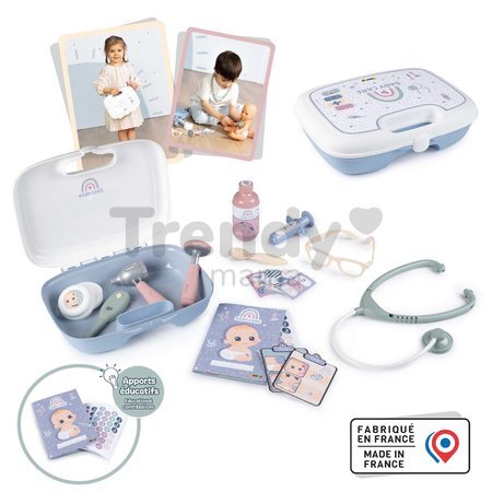 Kufrík s opatrovateľskými potrebami Baby Care Briefcase Smoby pre bábätko s 19 doplnkami