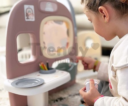 Domček pre bábiku Baby Care Childcare Center Smoby s 5 miestnosťami a 27 doplnkov do bytu