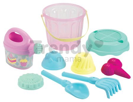 Vedro set s krhlou Délices Zmrzlina Écoiffier 9 dielov (výška 19 cm) od 18 mes