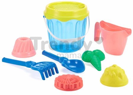 Vedro set s krhlou Délices Zmrzlina Écoiffier 9 dielov (výška 19 cm) od 18 mes