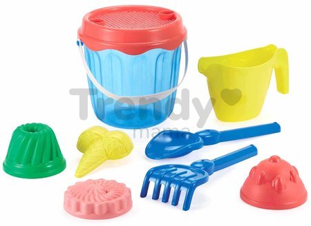 Vedro set s krhlou Délices Zmrzlina Écoiffier 9 dielov (výška 19 cm) od 18 mes