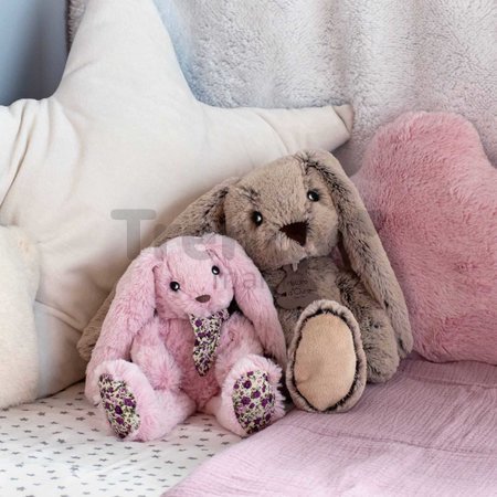 Plyšový zajačik Beige Bunny Copain Calin Histoire d’ Ours béžový 40 cm v darčekovom balení od 0 mes