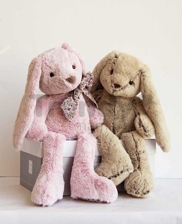 Plyšový zajačik Beige Bunny Copain Calin Histoire d’ Ours béžový 40 cm v darčekovom balení od 0 mes