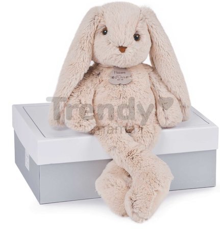 Plyšový zajačik Beige Bunny Copain Calin Histoire d’ Ours béžový 40 cm v darčekovom balení od 0 mes