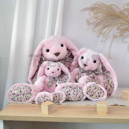 Plyšový zajac Bunny Pink Copain Calin Histoire d’ Ours v darčekovom balení ružový 40 cm od 0 mes