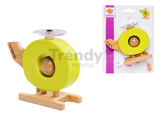 Drevená helikoptéra a lietadlo Plane and Heli Eichhorn s otáčateľným rotorom od 12 mes