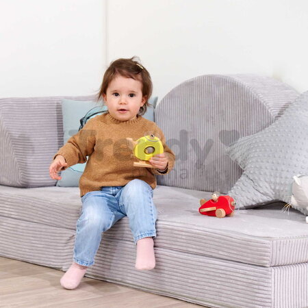 Drevená helikoptéra a lietadlo Plane and Heli Eichhorn s otáčateľným rotorom od 12 mes