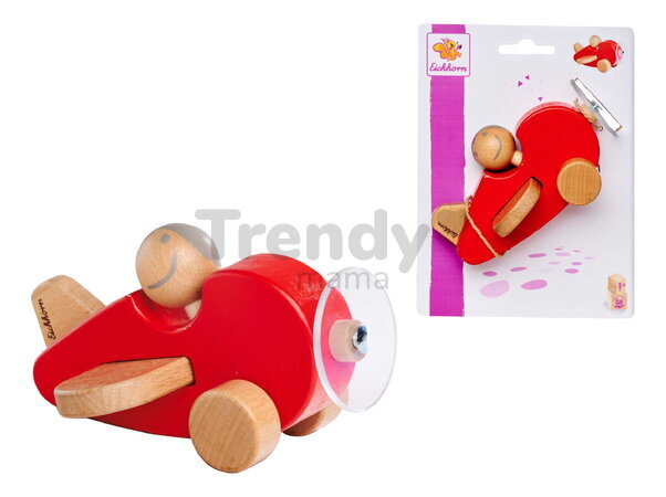 Drevená helikoptéra a lietadlo Plane and Heli Eichhorn s otáčateľným rotorom od 12 mes