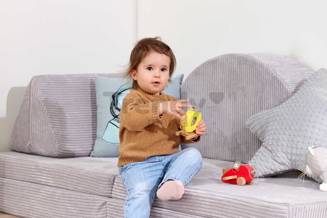 Drevená helikoptéra a lietadlo Plane and Heli Eichhorn s otáčateľným rotorom od 12 mes