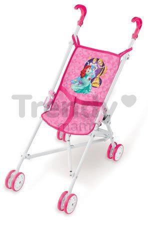 Kočík pre bábiku golfky Disney Princezné Smoby (57 cm rúčka) ružový od 24 mes