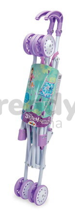 Kočík golfky skladací Stitch Foldable PushChair Smoby pre 42 cm bábiku s textilným poťahom od 24 mes