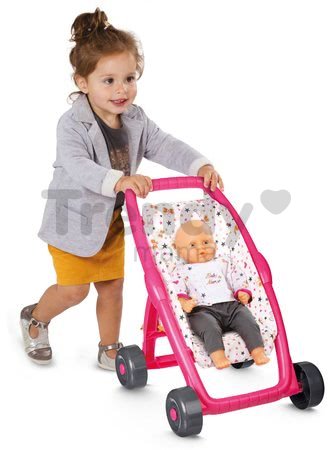 Kočík pre bábiku Baby Nurse Zlatá edícia Smoby bugina (49 cm rúčka) od 18 mes