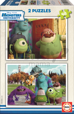 Puzzle Disney Príšerky s.r.o. Educa 2x 48 dielov