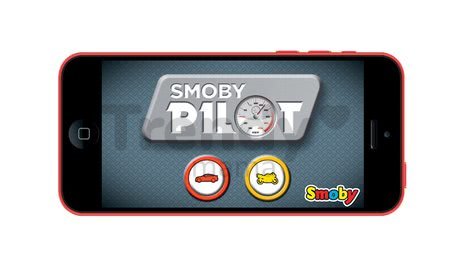 Elektronický trenažér V8 Cars Ice Driver Smoby so zvukom a svetlom