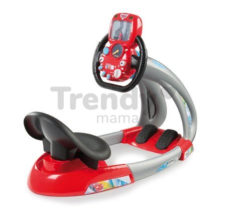 Elektronický trenažér V8 Cars Ice Driver Smoby so zvukom a svetlom