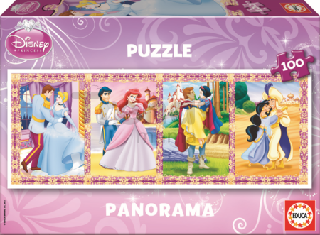 Puzzle Panoráma Princezné Educa 100 dielov od 5 rokov