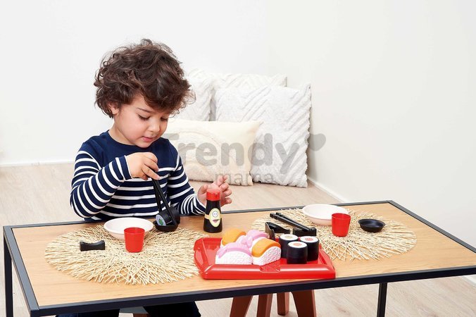 Potraviny do kuchynky Sushi 100% Chef Écoiffier 23 doplnkov v dóze od 18 mes