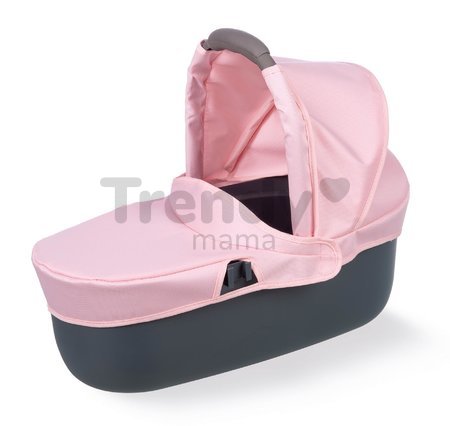 Kočík trojkombinácia Powder Pink 3in1 Maxi Cosi&Quinny Smoby hlboký a športový a prenosná postieľka pre 42 cm bábiku