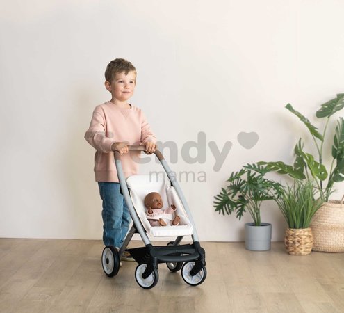 Kočík trojkombinácia Puschair Sandy Maxi Cosi&Quinny Smoby hlboký športový a prenosná postieľka pre 42 cm bábiku výška rúčka 64 cm