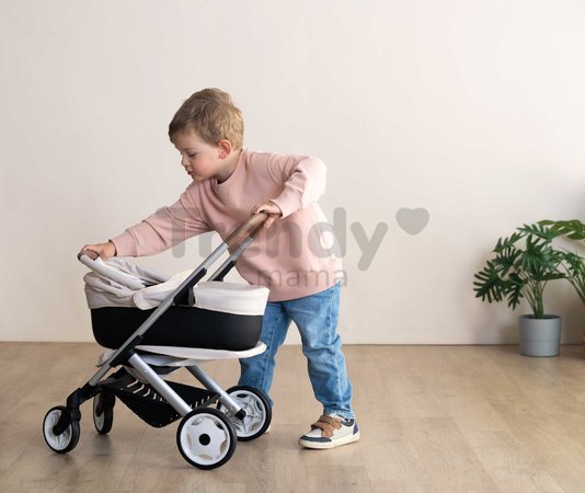 Kočík trojkombinácia Puschair Sandy Maxi Cosi&Quinny Smoby hlboký športový a prenosná postieľka pre 42 cm bábiku výška rúčka 64 cm