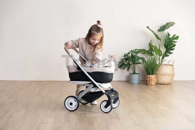 Kočík trojkombinácia Puschair Sandy Maxi Cosi&Quinny Smoby hlboký športový a prenosná postieľka pre 42 cm bábiku výška rúčka 64 cm