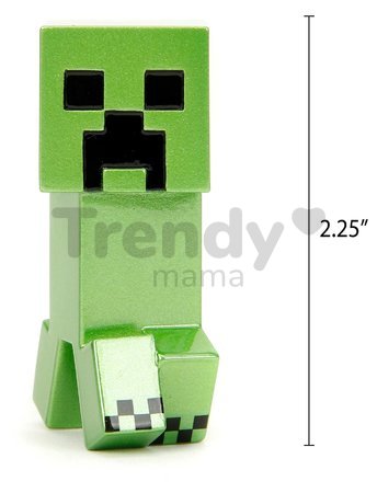 Figúrky zberateľské Minecraft Figures 4-Pack Jada kovové sada 4 druhov výška 6 cm