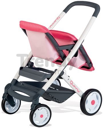 Kočík pre dve bábiky Trio Pastel Maxi Cosi & Quinny Smoby ružový