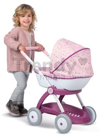 Hlboký kočík Violette Baby Nurse Smoby pre bábiky (55 cm rúčka) od 18 mes