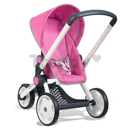 Kočík pre bábiku Maxi Cosi & Quinny Jogger Smoby športový polohovateľný ružový