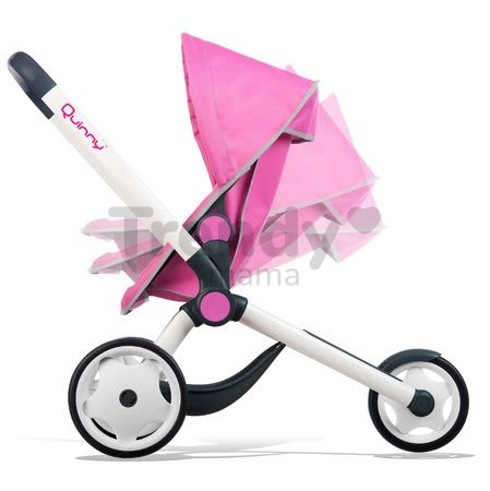 Kočík pre bábiku Maxi Cosi & Quinny Jogger Smoby športový polohovateľný ružový