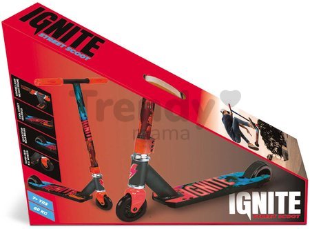 Kolobežka dvojkolesová Ignite Street Scoot Mondo super grip P.U. kolesá s pevnou ľahkou konštrukciou od 7 rokov