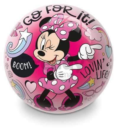 Rozprávková lopta Minnie Mondo gumená 23 cm