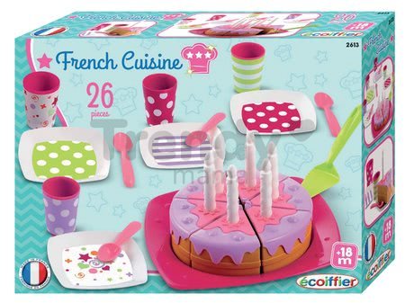Narodeninová torta Bubble Cook Écoiffier s čajovou súpravou s 26 doplnkami od 18 mes