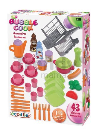 Sušička na riad Bubble Cook Écoiffier s 39 doplnkami od 18 mes