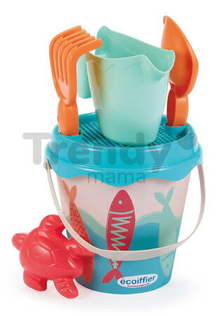 Vedro set Sardine Garnished Bucket Écoiffier 17 cm s krhličkou a formičkou od 18 mes