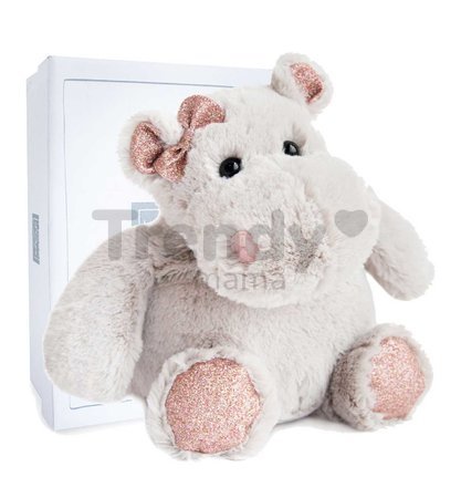 Plyšový hrošík Hippo Girl Histoire d’ Ours sivý 25 cm od 0 mes