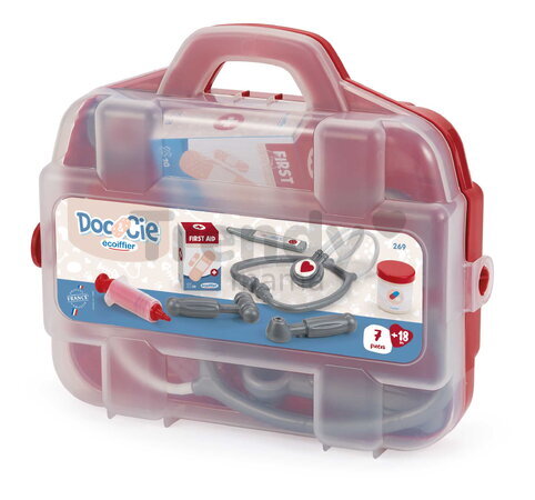 Lekársky kufrík  Doctor´s case Écoiffier 7 doplnkov so stetoskopom od 18 mes ECO269